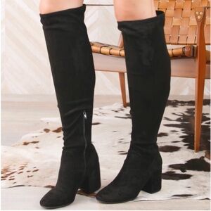 NIB**Bar III Gabrie over the knee suede boots *7